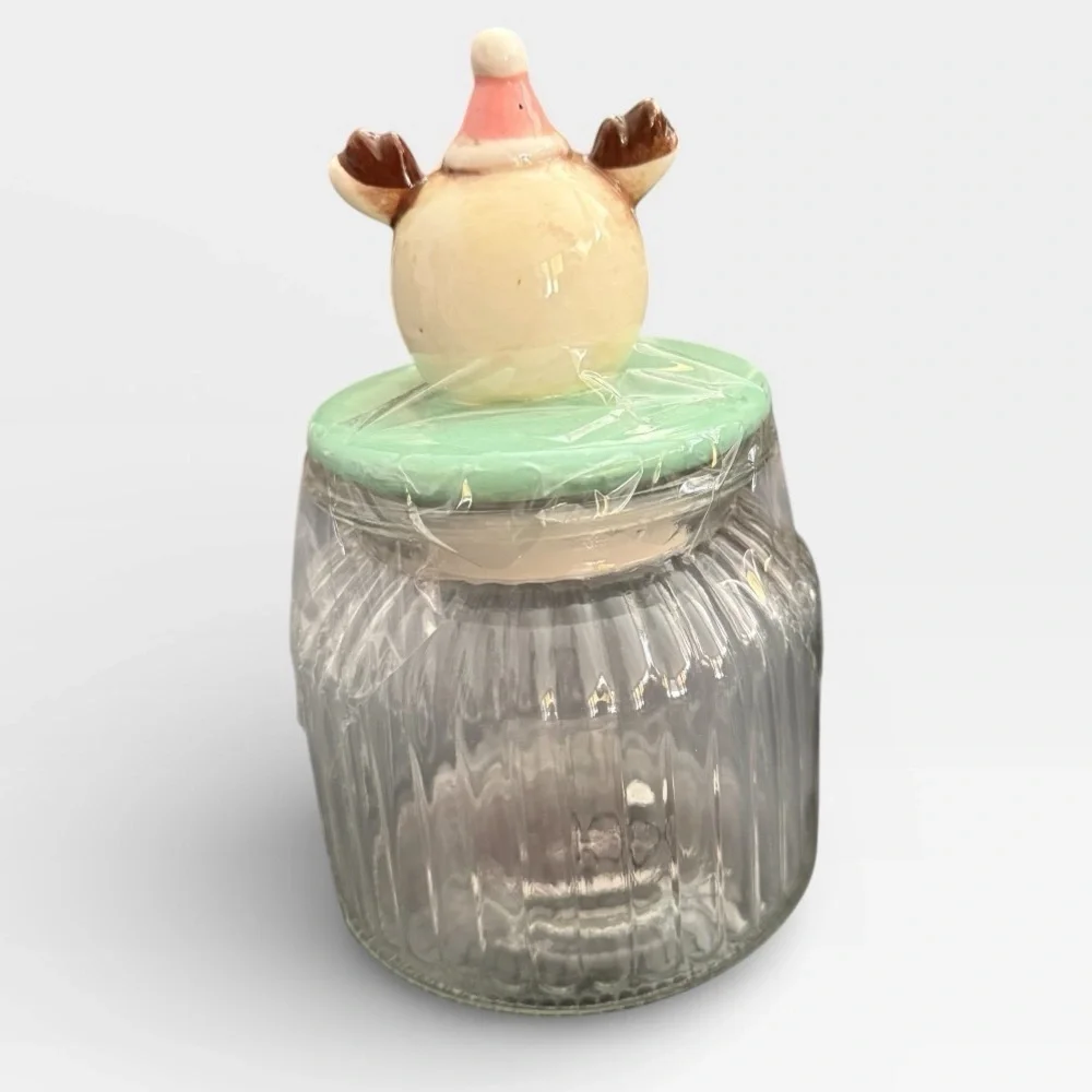 Johanna Parker Reindeer Jar Vintage Inspired